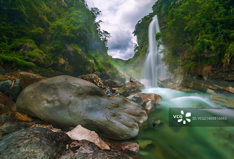 菲律宾萨加达的博莫多克瀑布图片素材