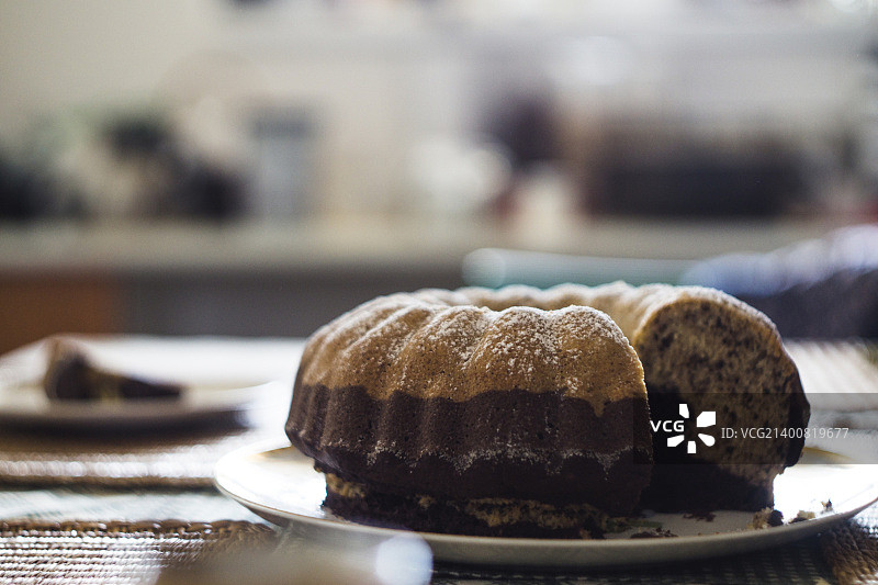 大理石花纹蛋糕图片素材