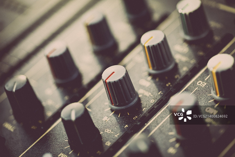 调音台细节图片素材