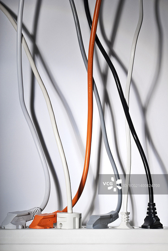 电源插线板和电源线图片素材