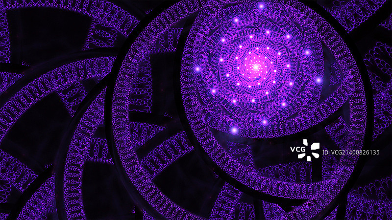 抽象分形背景，螺旋图片素材