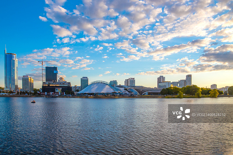 2015年6月24日：白俄罗斯明斯克涅米加图片素材