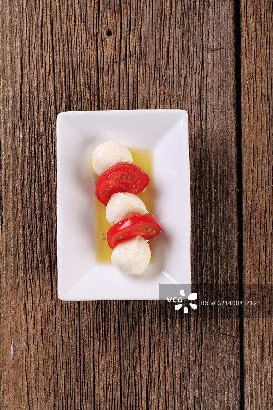 马苏里拉奶酪和番茄图片素材