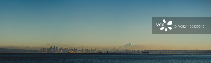 温哥华全景图片素材