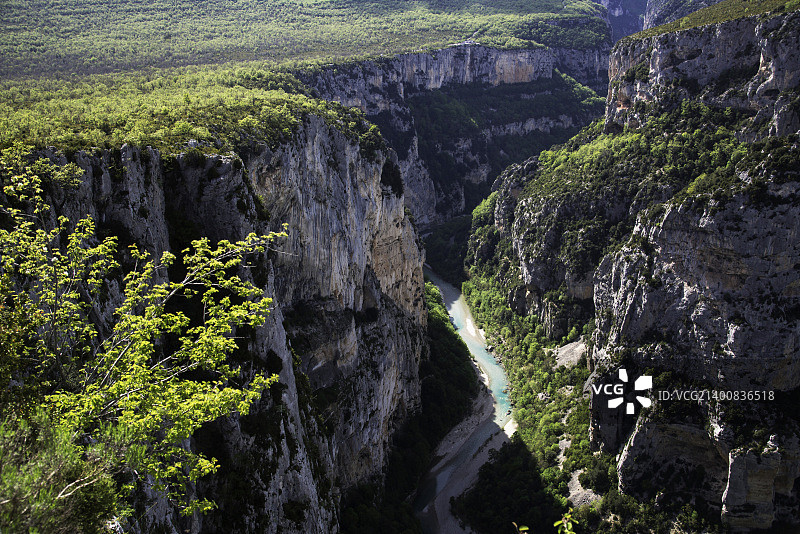 韦尔东峡谷风光图片素材