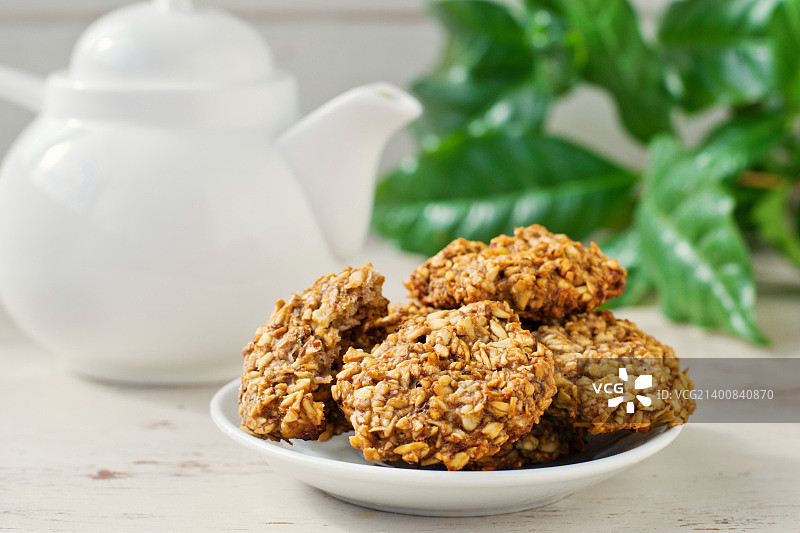 自制燕麦饼干图片素材