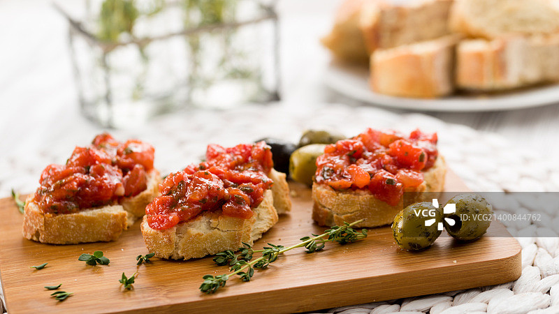 橄榄意式烤面包图片素材