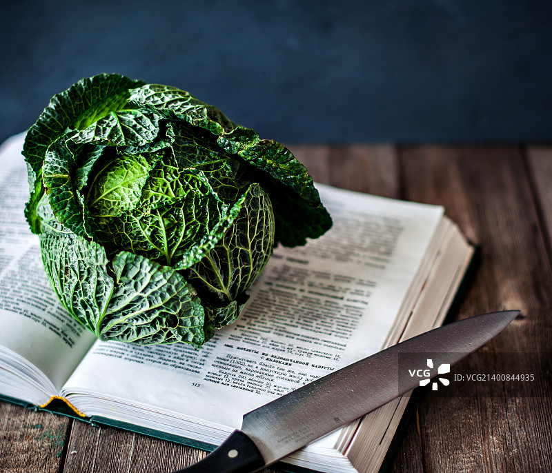 皱叶甘蓝图片素材