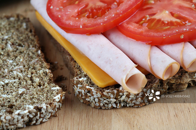 土耳其三明治特写图片素材