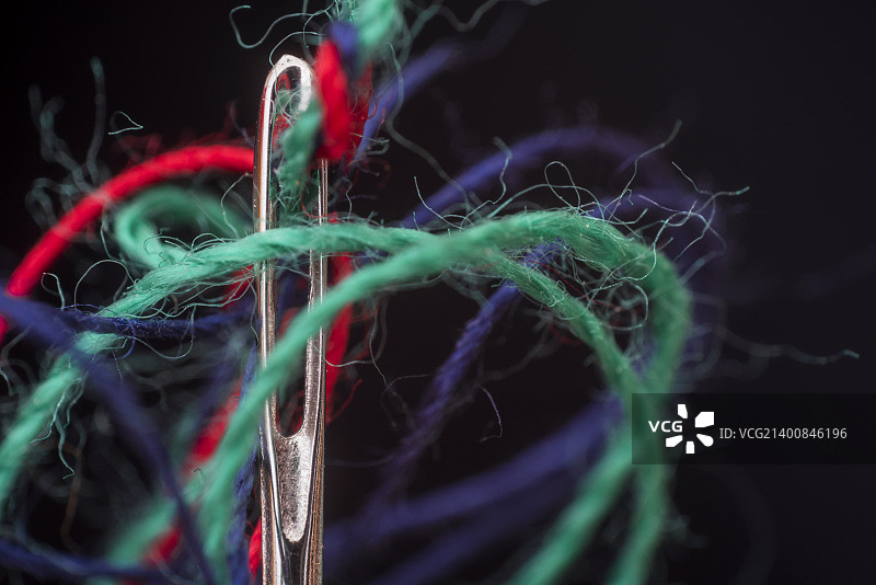 针和金属线图片素材