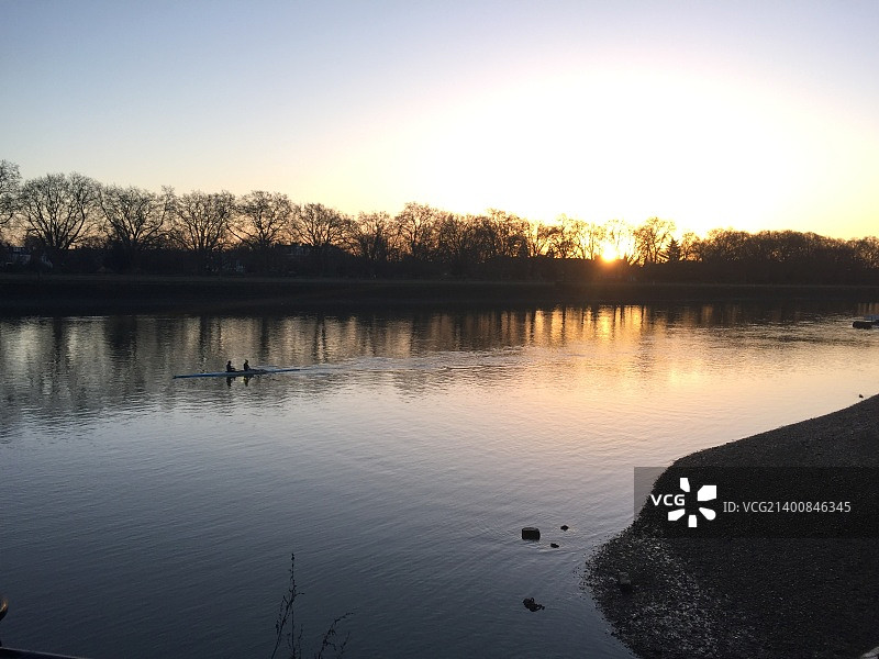 英国伦敦普特尼的日出图片素材