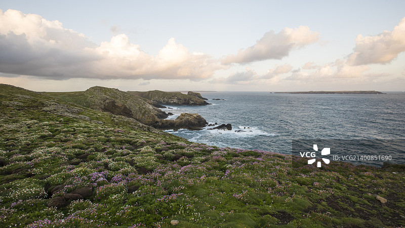 斯科默岛图片素材