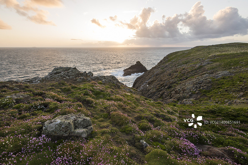 斯库莫岛的日落图片素材
