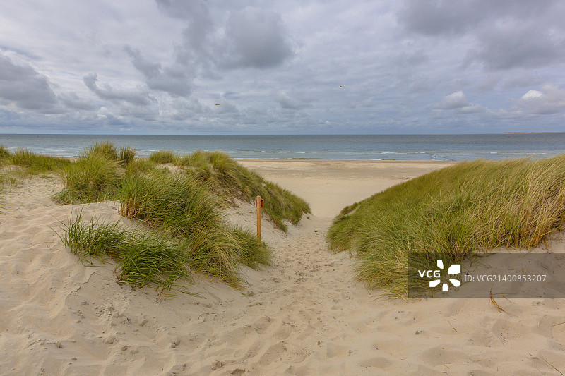 海滩沙丘海景图片素材
