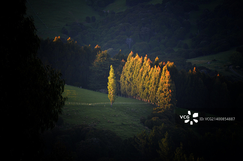 班克斯半岛的初光图片素材