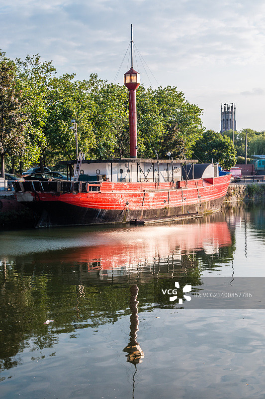 英国布里斯托尔灯船#55约翰·塞巴斯蒂安图片素材