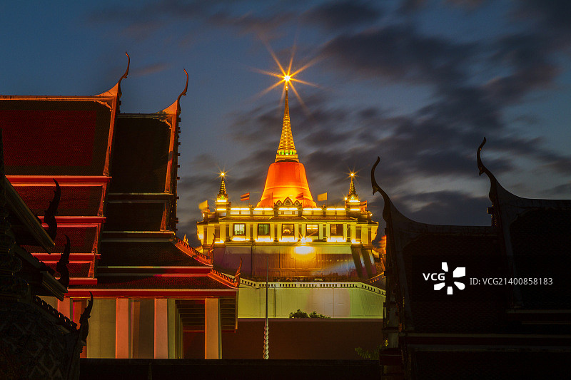 泰国曼谷金山寺图片素材