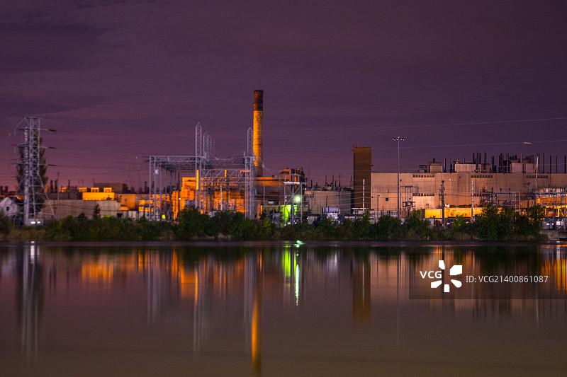 威斯康星州詹斯维尔的废弃通用汽车工厂图片素材