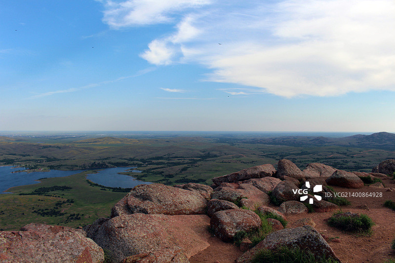 斯科特山观威奇托山景图片素材