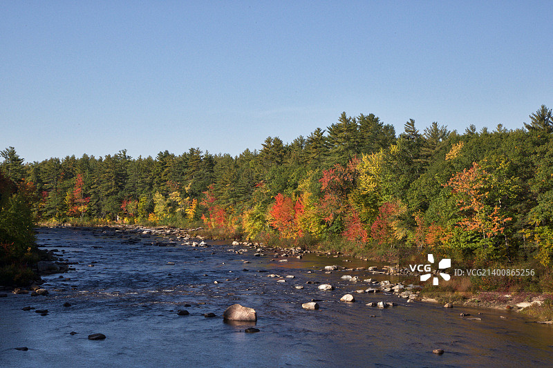 秋季的萨科河1号图片素材
