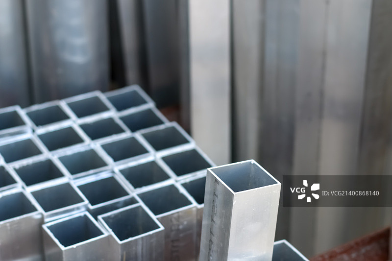 建筑工地管道特写图片素材