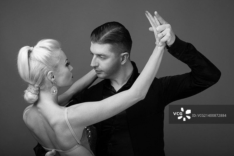 舞蹈伙伴姿势图片素材