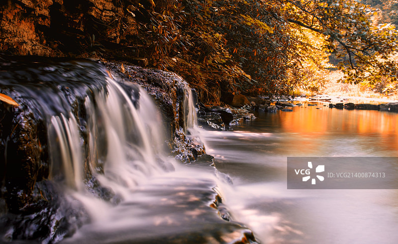 西弗吉尼亚小溪风光图片素材