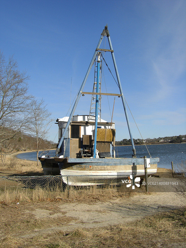 科德角拖网渔船图片素材