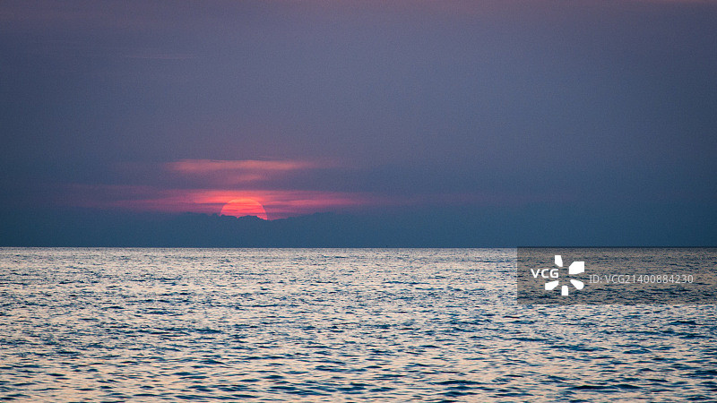 皮兰日落图片素材