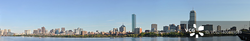 波士顿查尔斯河盆地城市景观图片素材