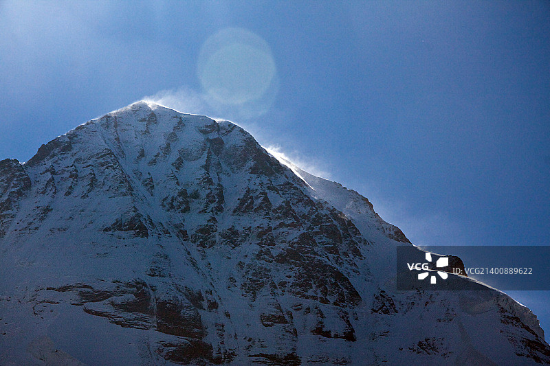 艾格峰的清晨图片素材