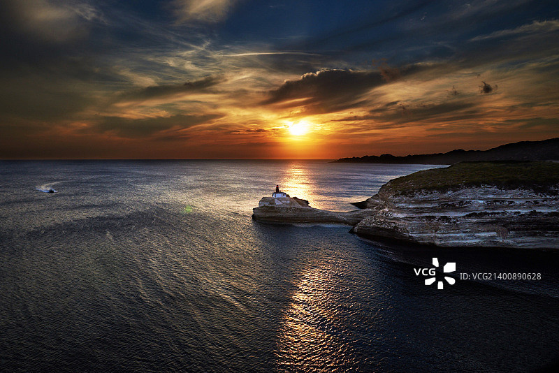 博尼法乔，科西嘉岛图片素材