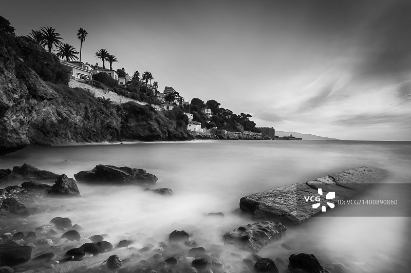 奇特的细长岩石图片素材