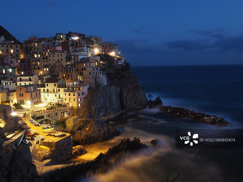 意大利小渔村图片素材