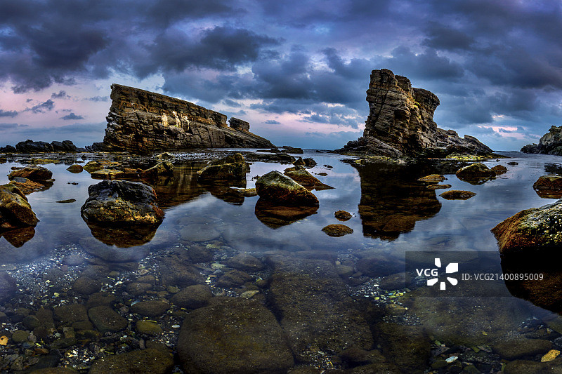 保加利亚锡内莫雷茨的船岩图片素材