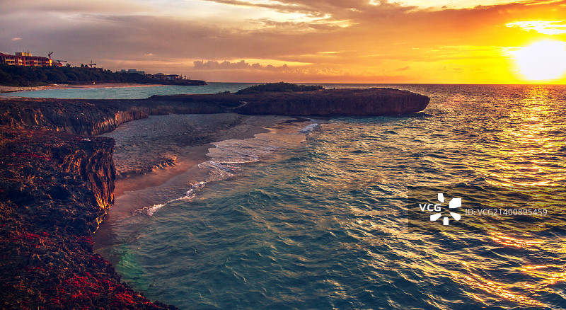 巴拉德罗宁静日落图片素材