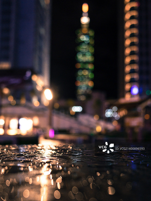 雨中台北图片素材