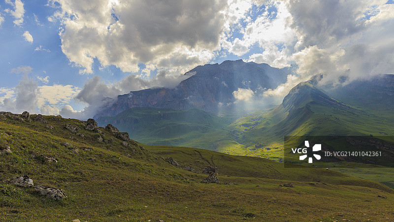 沙赫达格国家公园山脉（阿塞拜疆）图片素材