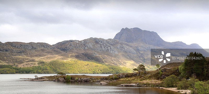 马里湖风光图片素材
