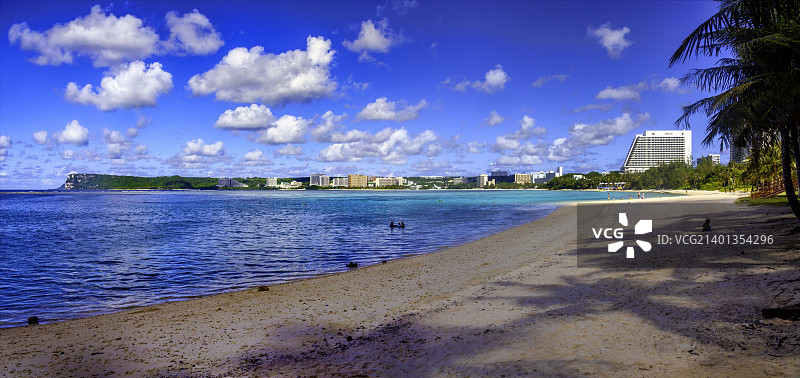 关岛杜梦湾的沙滩图片素材