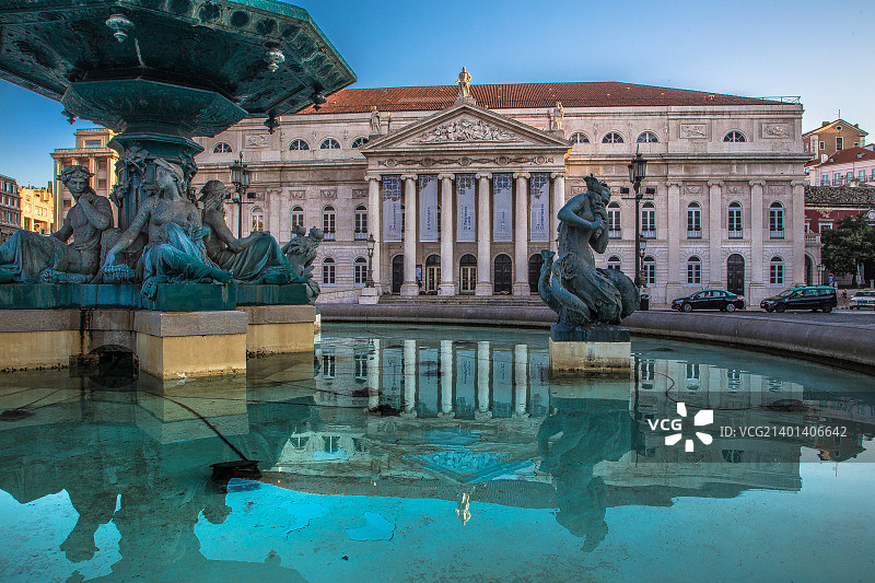 玛丽亚二世国家剧院图片素材