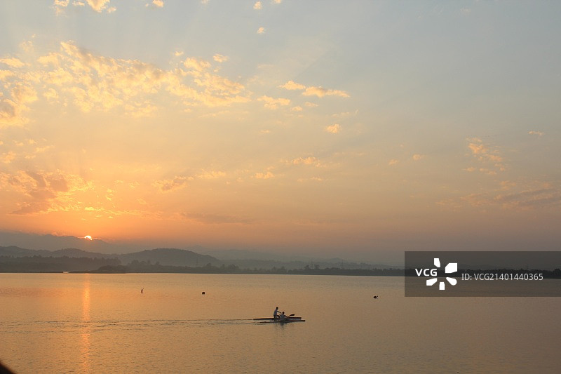 日落时的海景图片素材