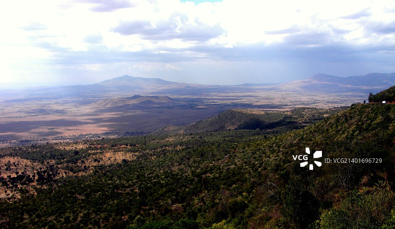 肯尼亚隆戈诺特山和东非大裂谷图片素材