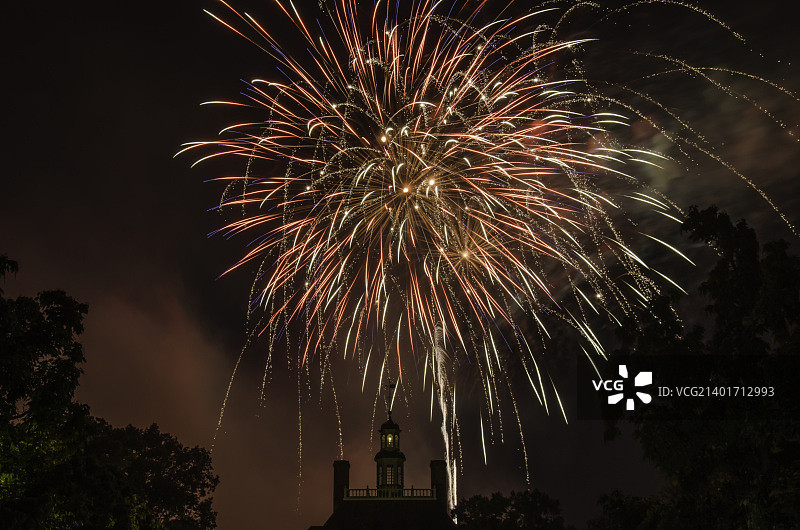 殖民地威廉斯堡7月4日图片素材