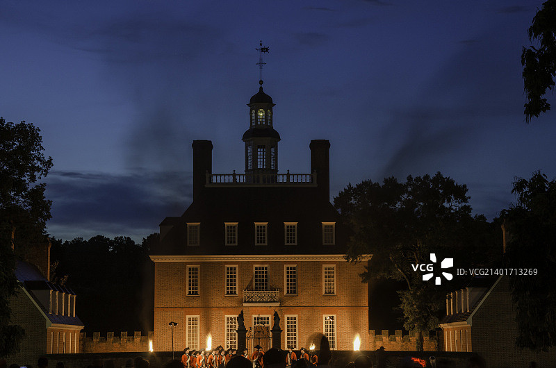 殖民地威廉斯堡7月4日图片素材