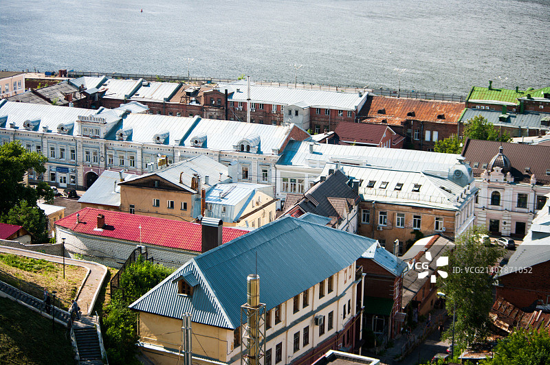俄罗斯下诺夫哥罗德的上部景观图片素材