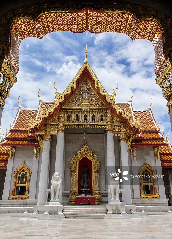 云石寺，曼谷的标志性大理石寺庙图片素材