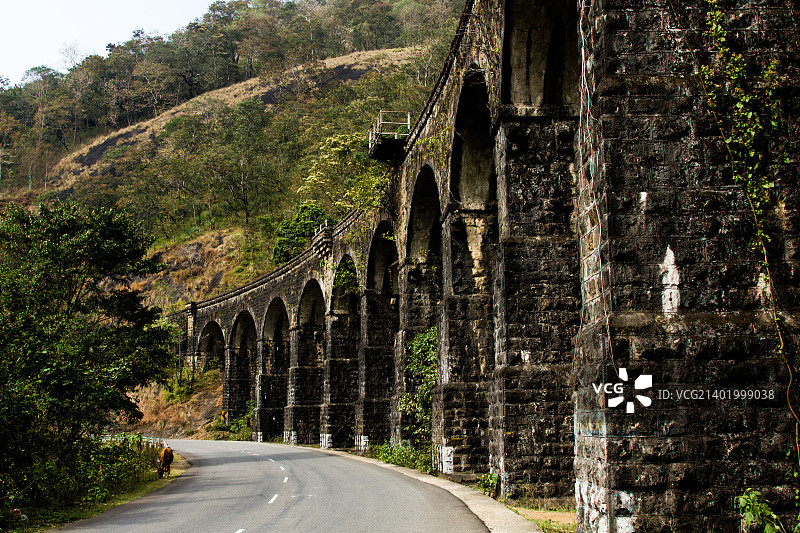 十三拱桥图片素材