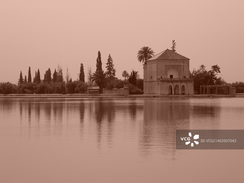 马拉喀什梅纳拉花园图片素材