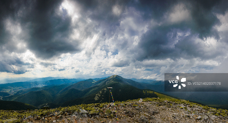 2015年的喀尔巴阡山脉，乌克兰图片素材